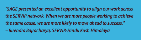 SAGE Quote from ICIMOD's Birendra Bajracharya