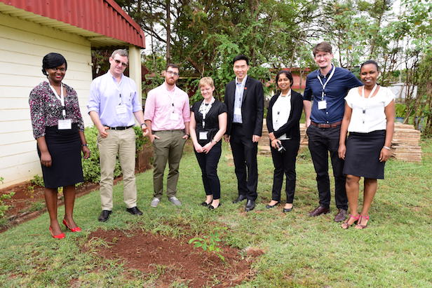 The Mekong Team posing for a photo in Nairobi.