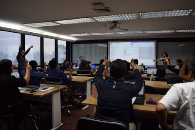 Participants of the SAR Handbook training at ADPC, in the classroom