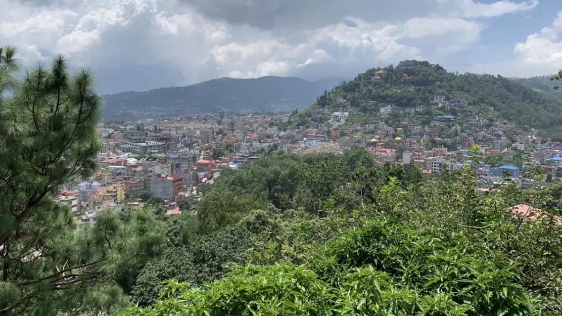 A view of the outskirts of Kathmandu, Nepal. Credit: Meryl Kruskopf, SERVIR